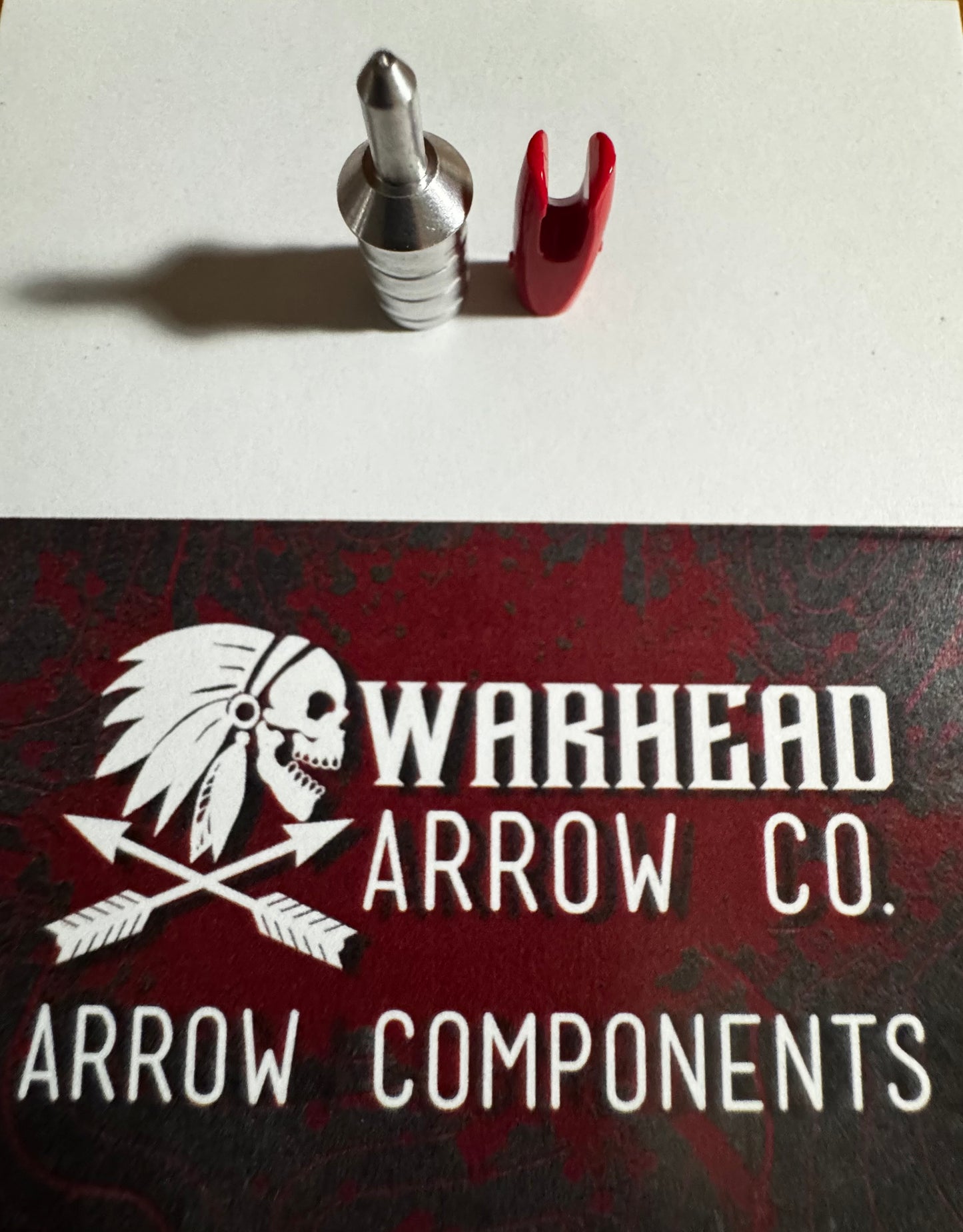 Pin nock & bushing “red” 6pk