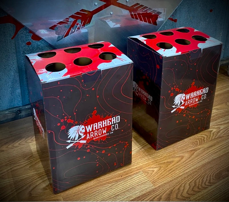 Warhead logo arrow box