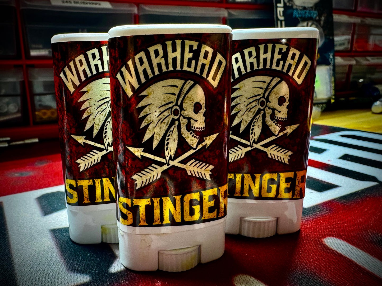 Warhead Stinger bowstring wax.