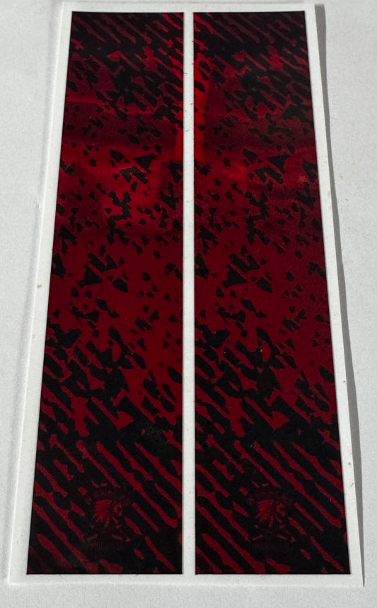 Red Chrome Arrow Wraps