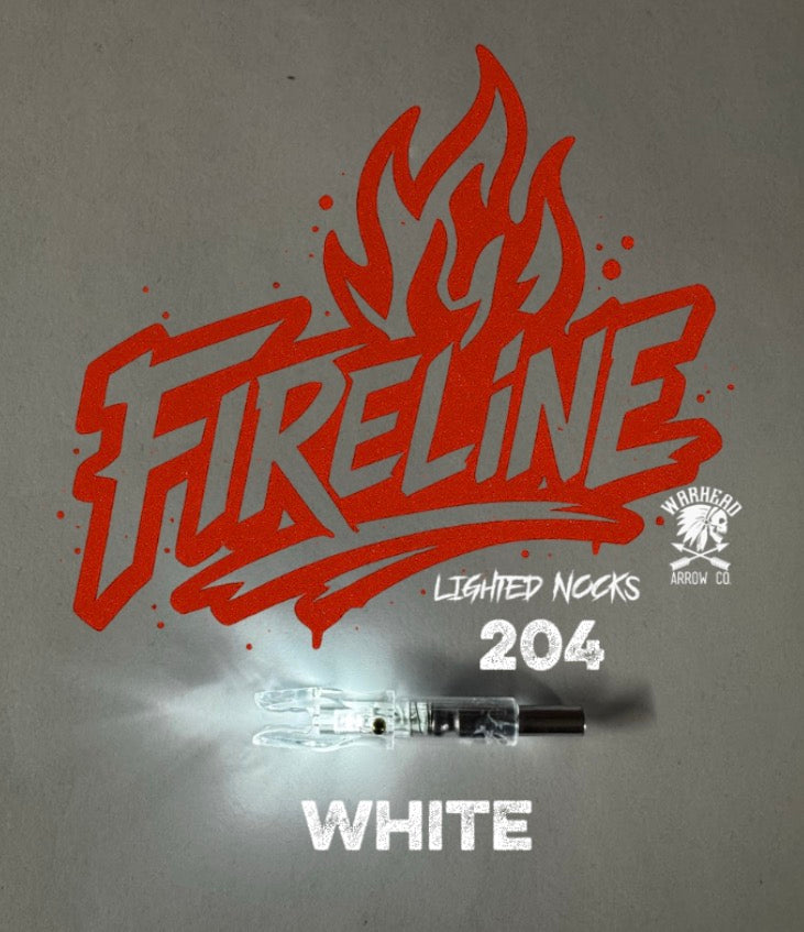 Fireline white lighted nocks. .204ID.