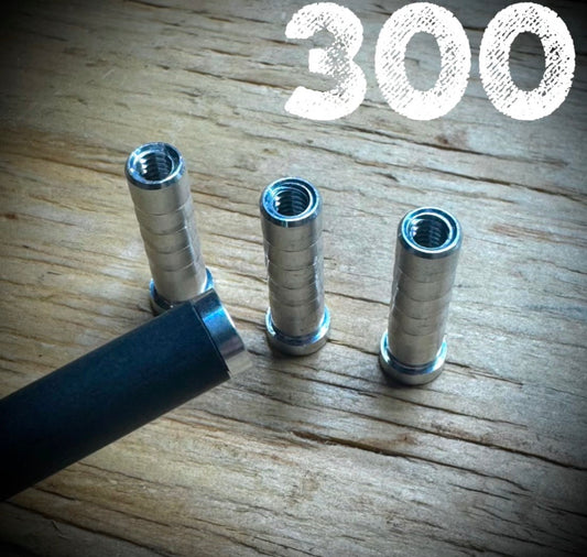 Exothermic .245 aluminum inserts 6 pk 300 spine