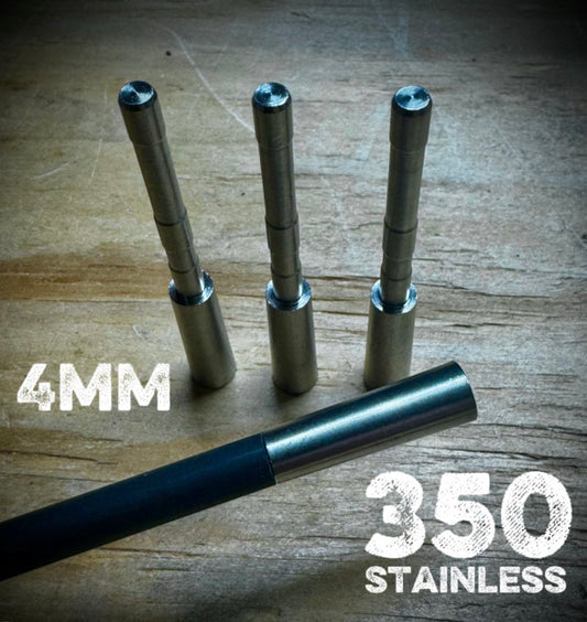 Tomahawk .165 stainless steel halfout 6 pk 350 spine