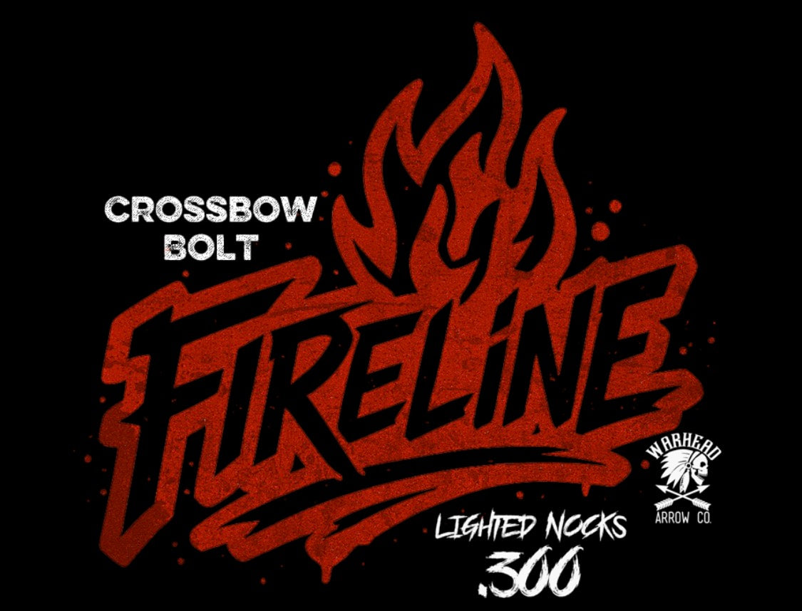 Warhead fireline .300 halfmoon crossbow lighted nock.