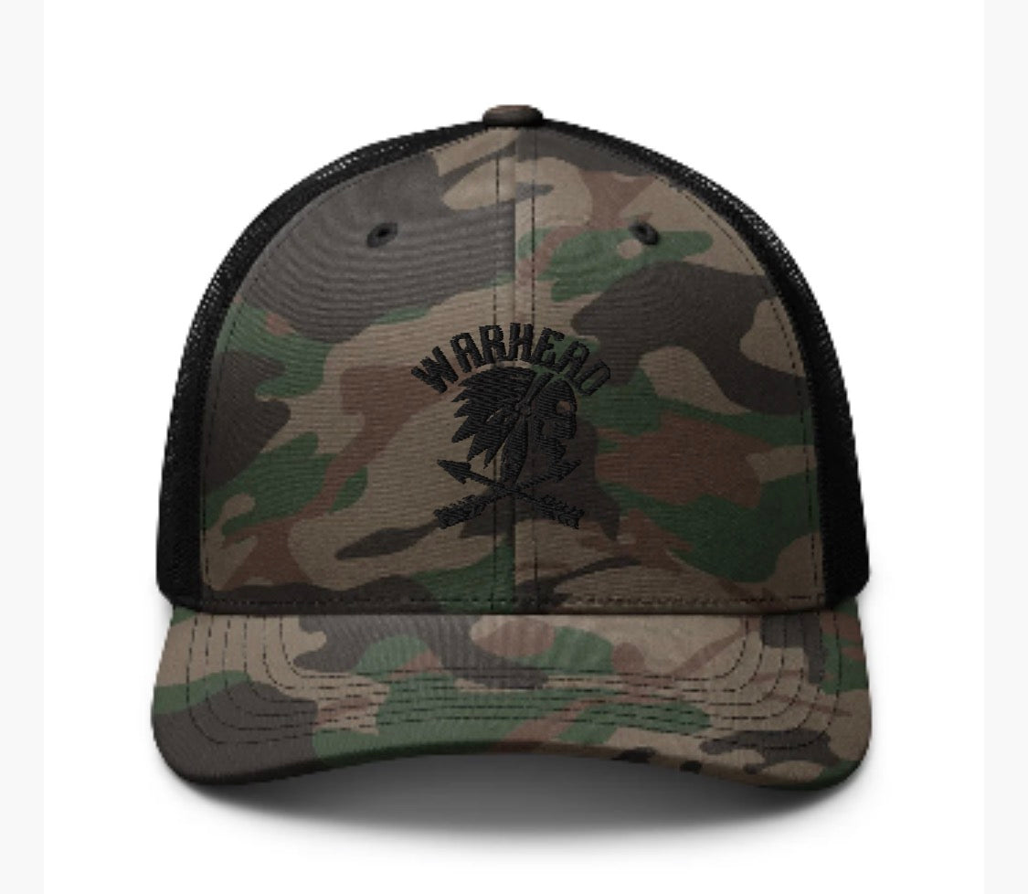 Warhead Logo Camo trucker hat