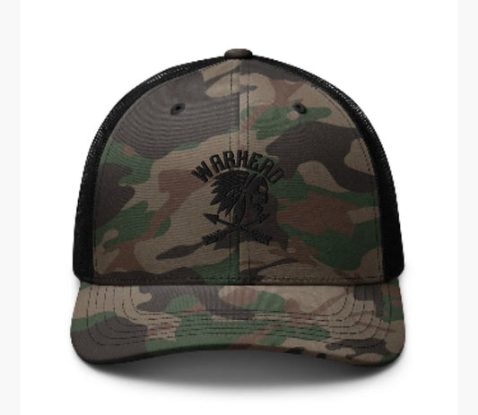 Warhead Logo Camo trucker hat