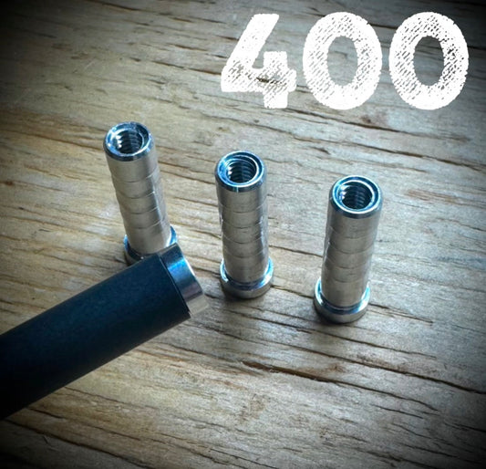 Exothermic .245 aluminum inserts 6 pk 400 spine