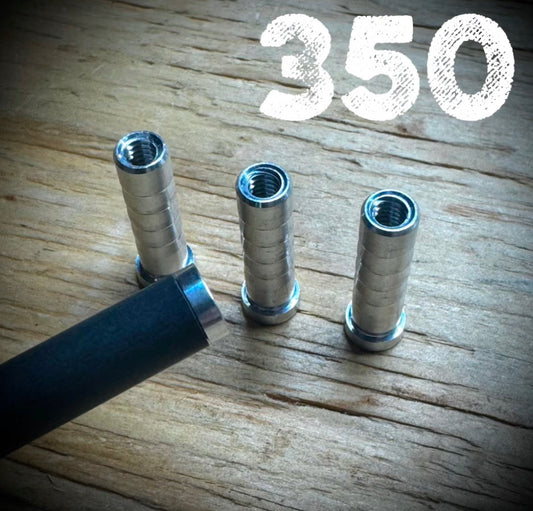 Exothermic .245 aluminum inserts 6 pk 350 spine