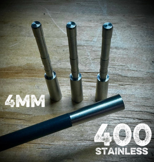 Tomahawk .165 stainless steel halfout 6 pk 400 spine