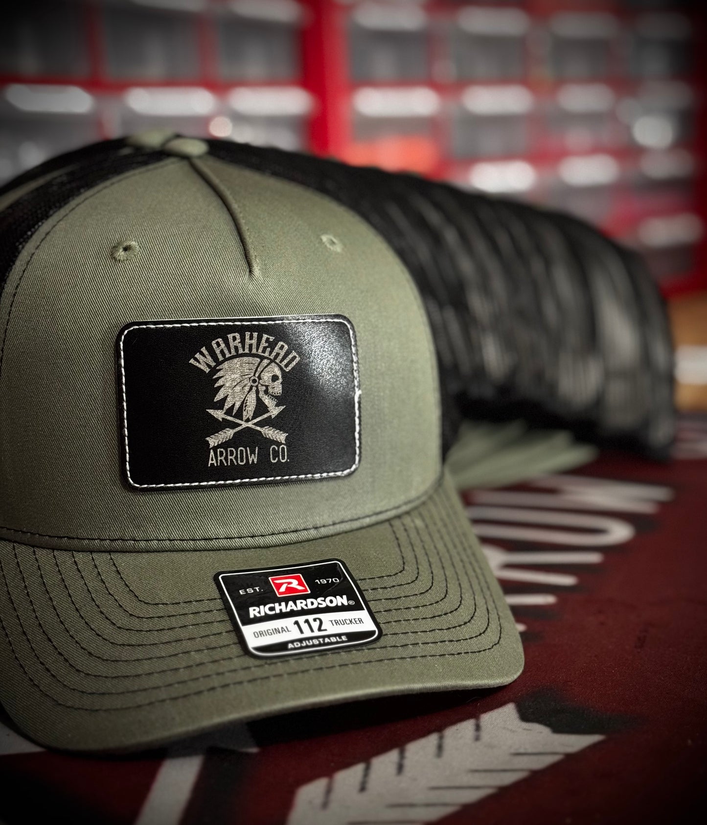 Loden Green/Black Hat.