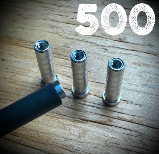 Exothermic .245 aluminum inserts 6 pk 500 spine