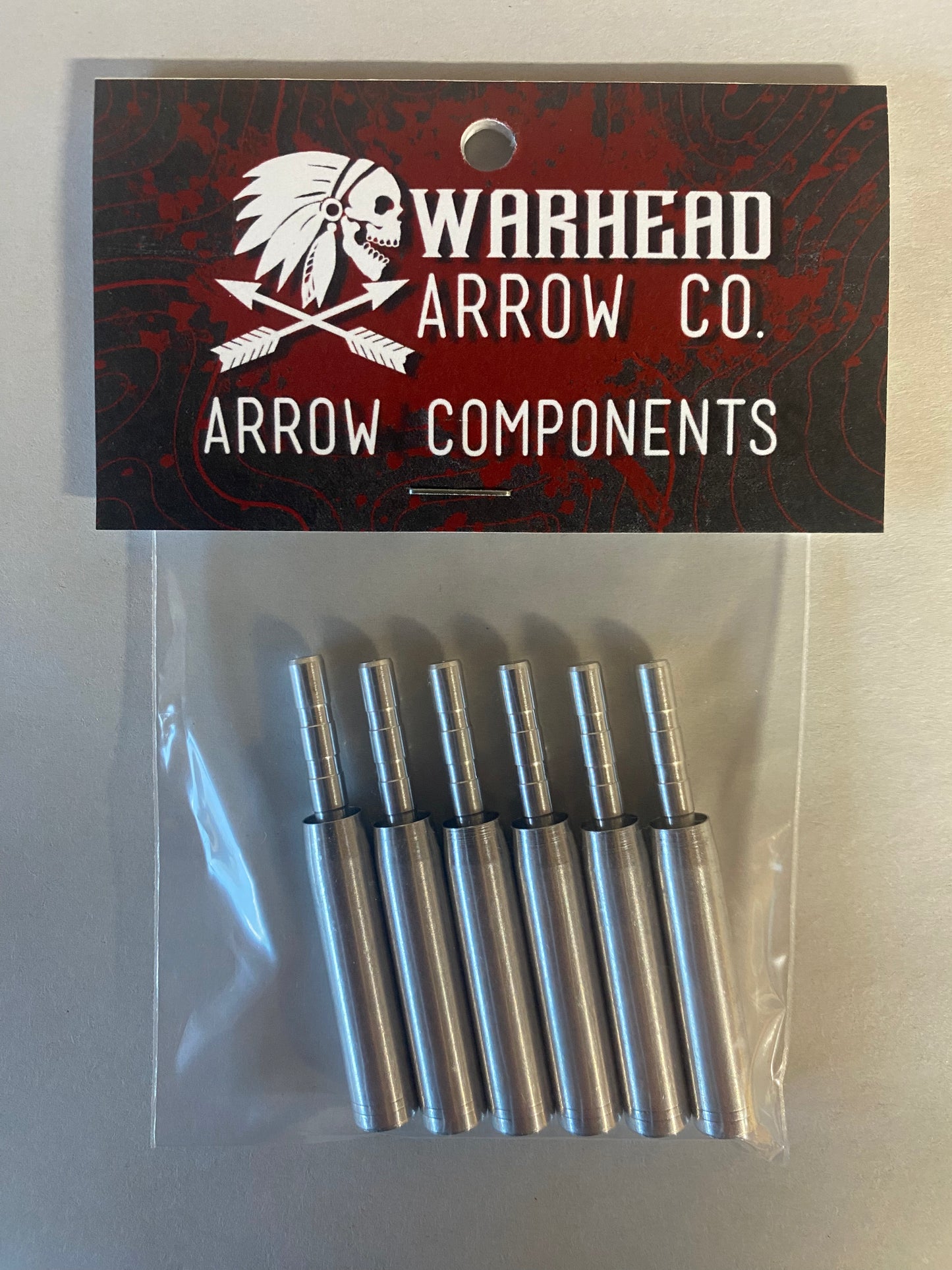 Tomahawk .165 aluminum post & sleeve inserts 6 pk 400 spine