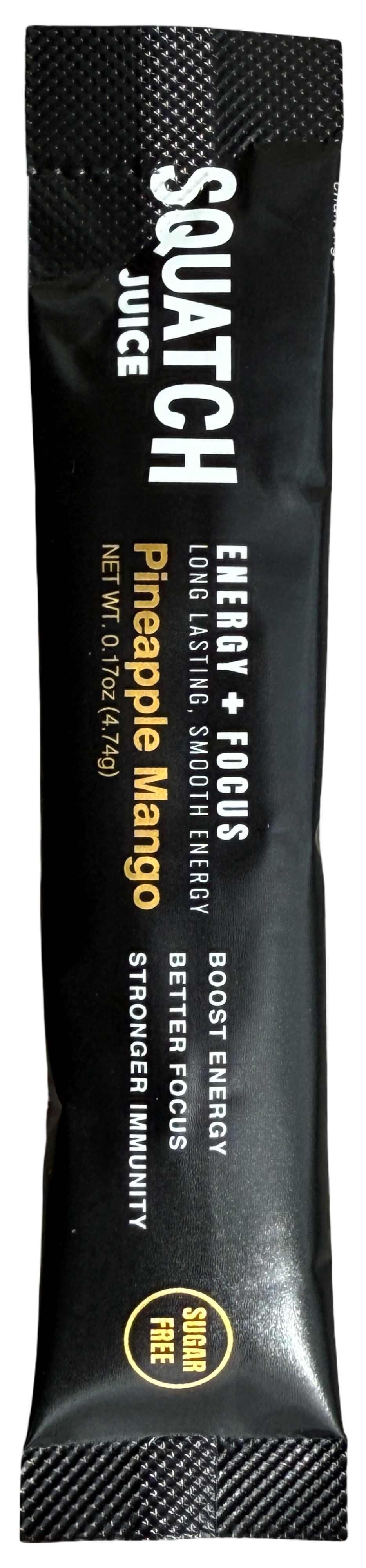 Squatch Juice Energy + Focus - 30 Sticks - Pineapple/Mango, Watermelon, Lemonade, Strawberry/Kiwi