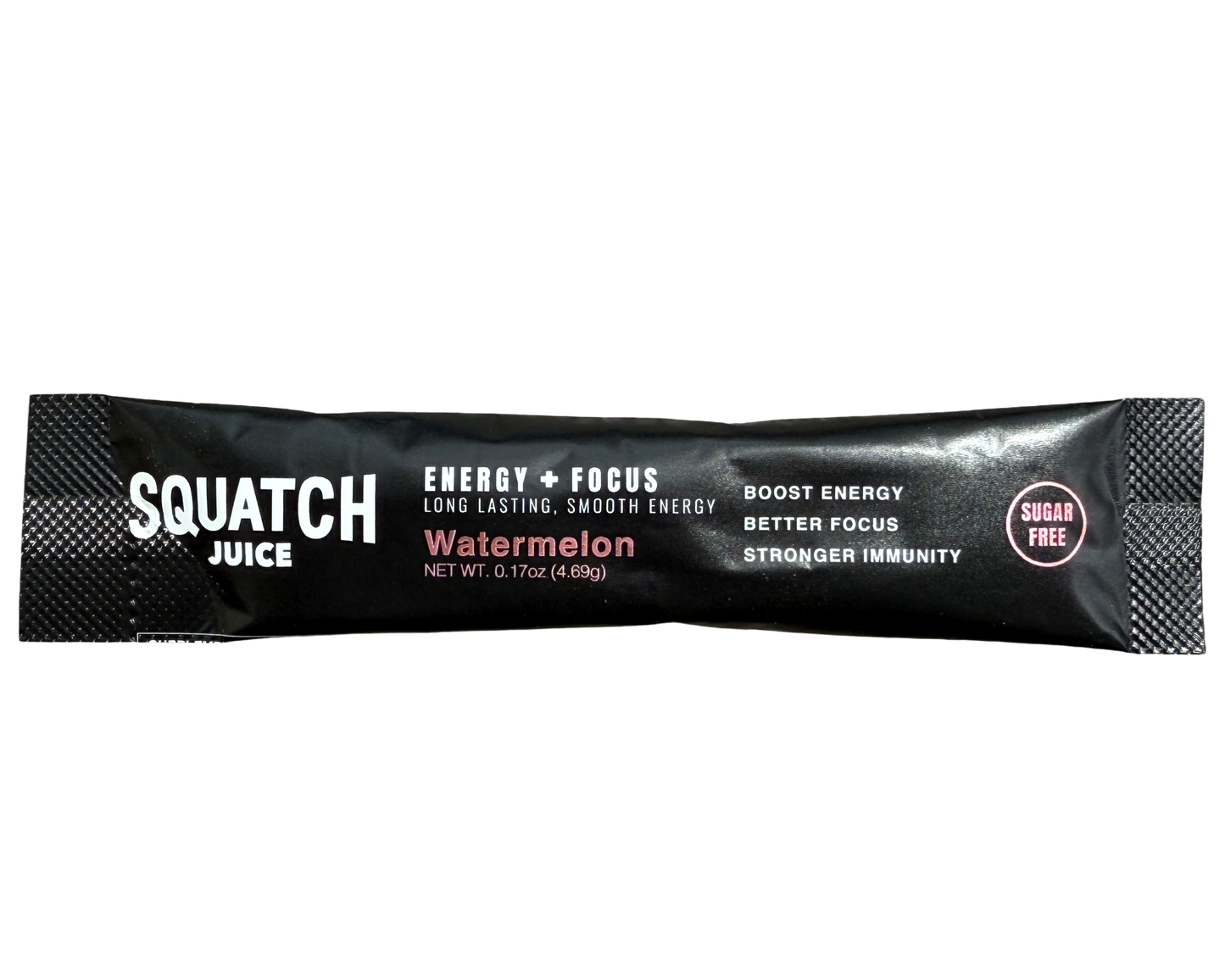 Squatch Juice Energy + Focus - 30 Sticks - Pineapple/Mango, Watermelon, Lemonade, Strawberry/Kiwi