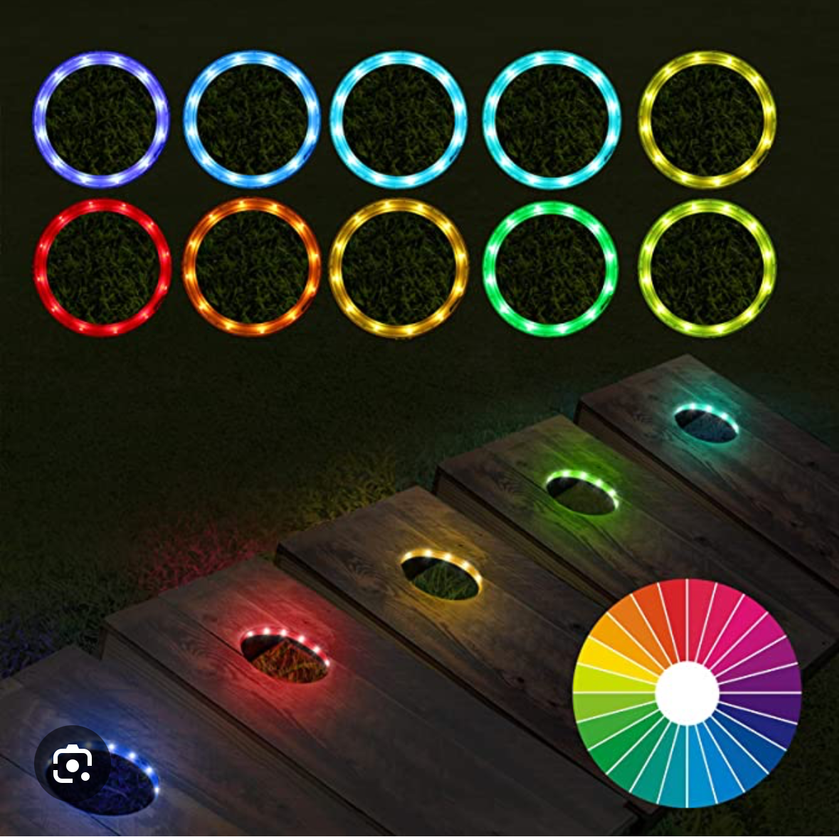 We The People Black & White Eagle Flag Cornhole Set