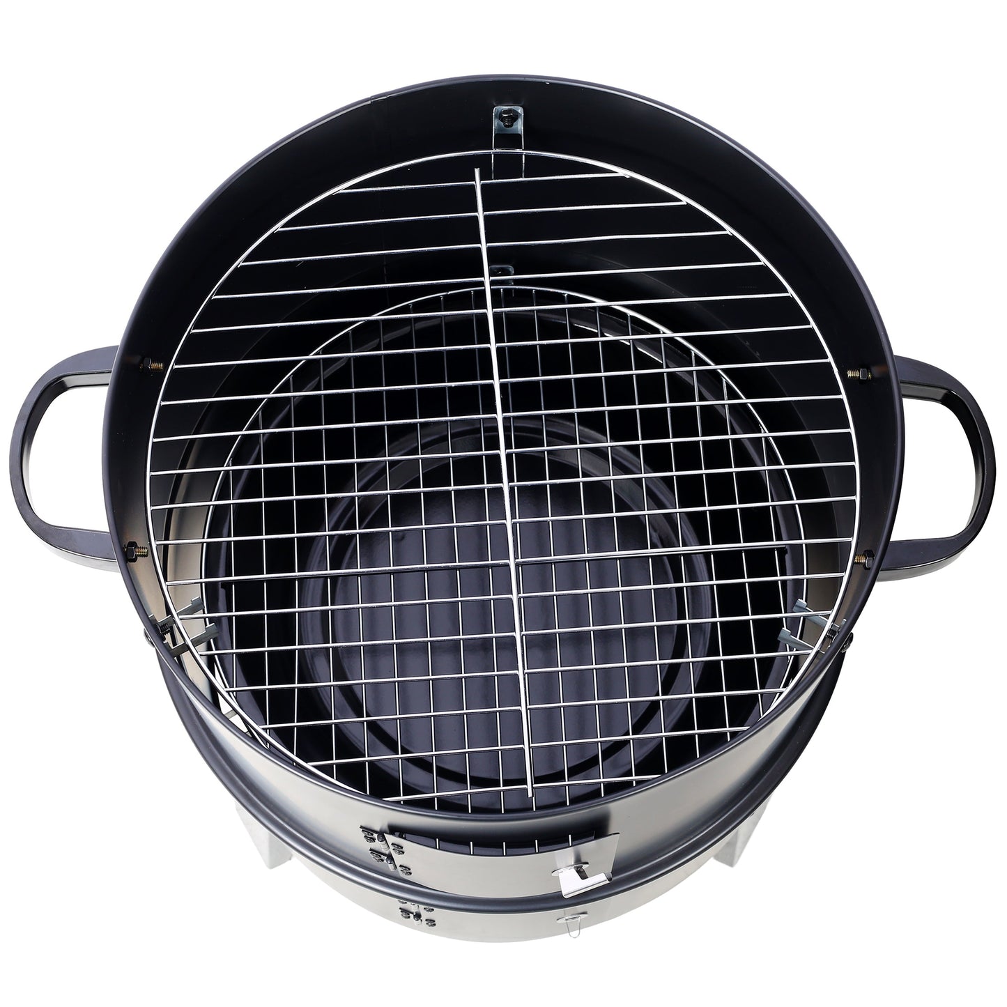 Charcoal Smoker Grill Wood Smoker Grills Outdoor Cooking 16 Inch Portable BBQ