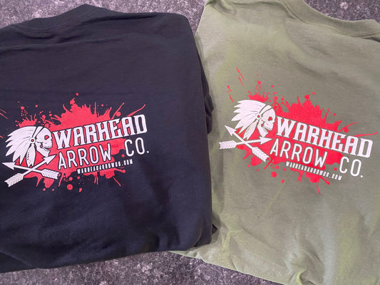 Warhead bloodsplat logo tee black