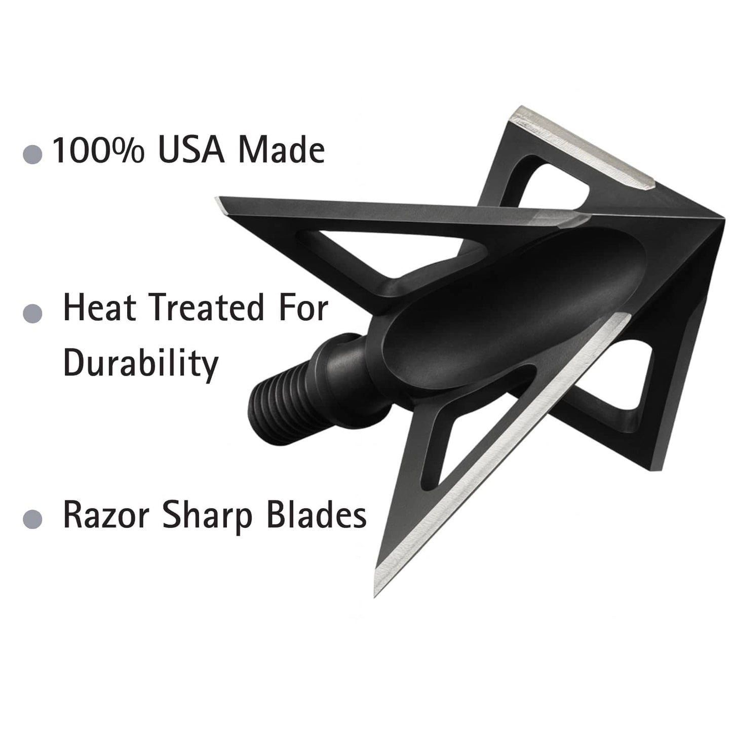 TOTA | 125 grain XL broadhead | 1-3/16-inch vented | fixed blade
