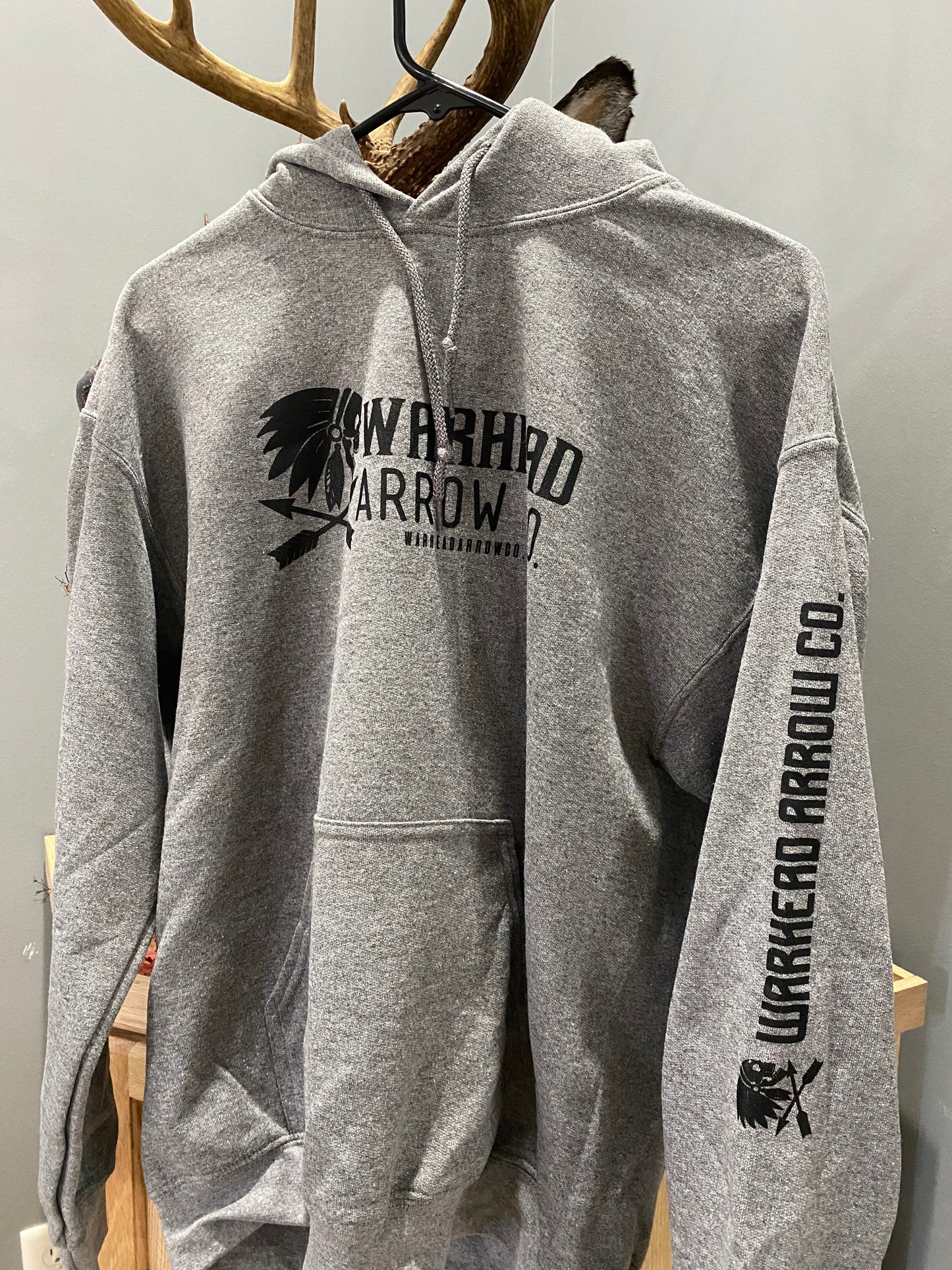 Warhead logo hoodie grey