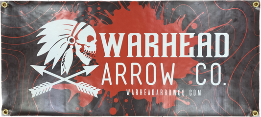 Warhead Logo Banner 16.5”X37”